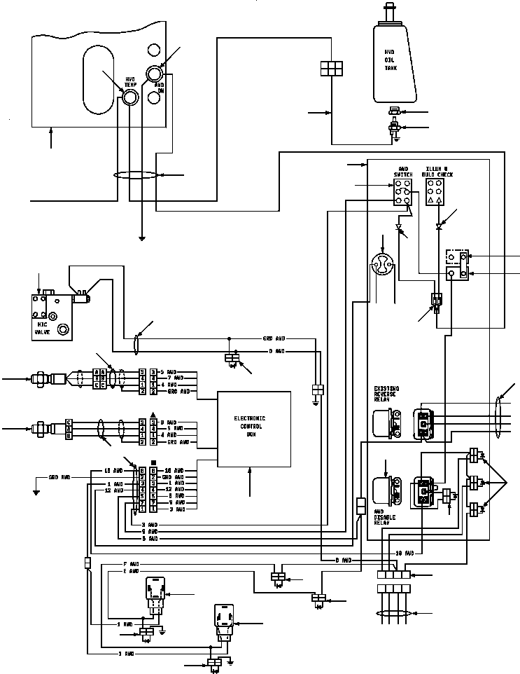 Graders DRESSTA / 830 S/N U200000-U200416(830A1) / AWD WIRING DIAGRAM(08-012 : 08-012)