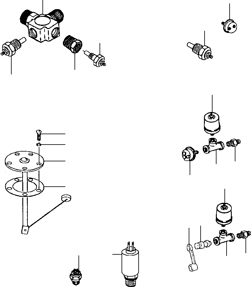 Graders DRESSTA / 830 S/N U200000-U200416(830A1) / SENDING UNITS(08-048 : 08-048)
