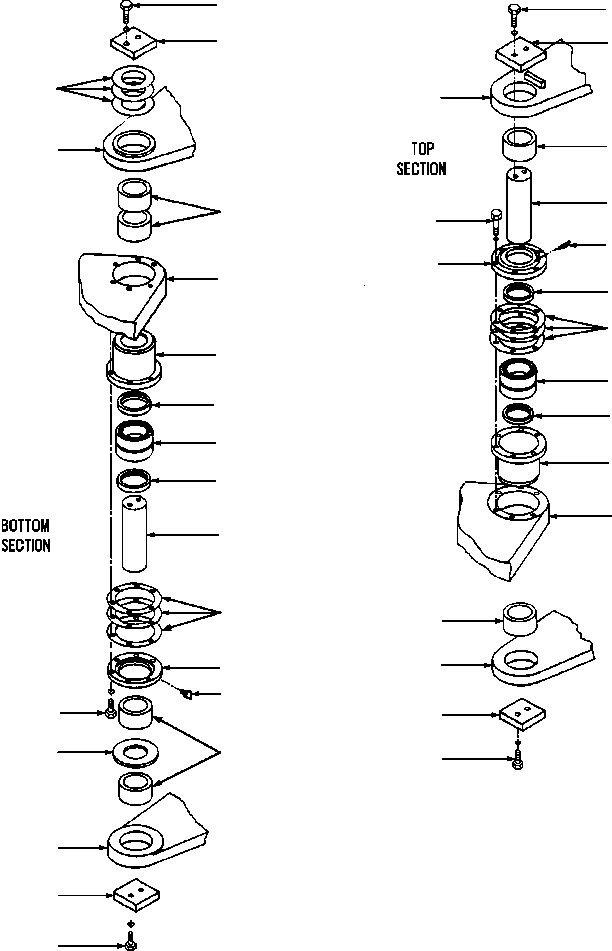 Graders DRESSTA / 830 S/N U200000-U200416(830A1) / ARTICULATION JOINT(09-006 : 09-006)