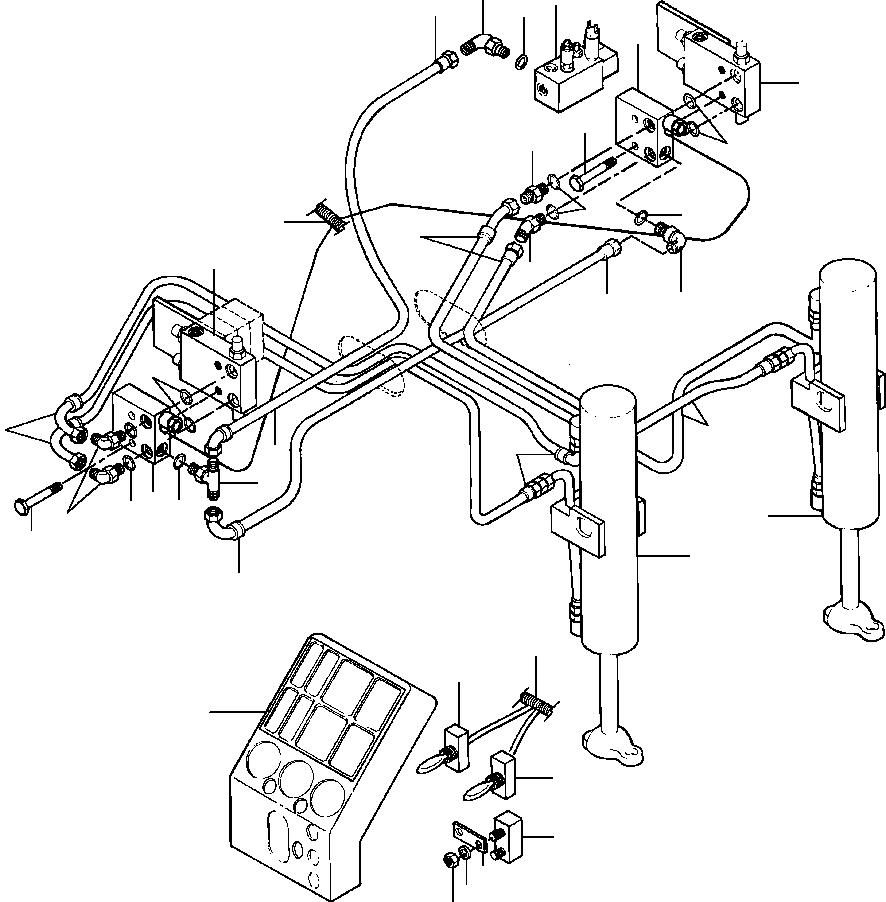 Graders DRESSTA / 830 S/N U200000-U200416(830A1) / MOLDBOARD FLOAT VALVE INSTALLATION(10-042 : 10-042)