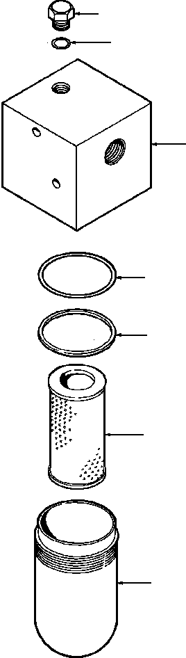 Graders DRESSTA / 830 S/N U200000-U200416(830A1) / AWD HYDRAULIC OIL FILTER(10-192 : 10-192)