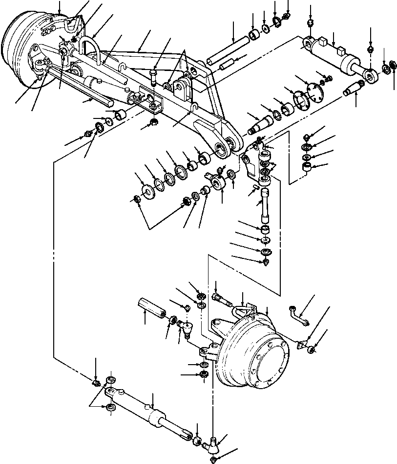 Graders DRESSTA / 830 S/N U200000-U200416(830A1) / AWD FRONT AXLE(14-006 : 14-006)