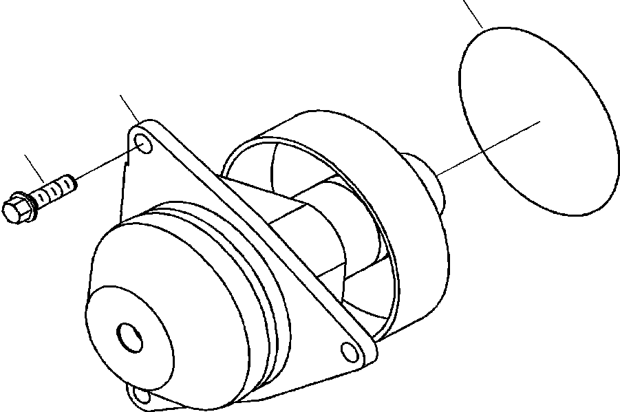 Graders DRESSTA / 850B S/N U202575-UP & 850C S/N U202727-UP(850BC) / FIG. A5103-A3A3 WATER PUMP(A-070 : A5103-A3A3)
