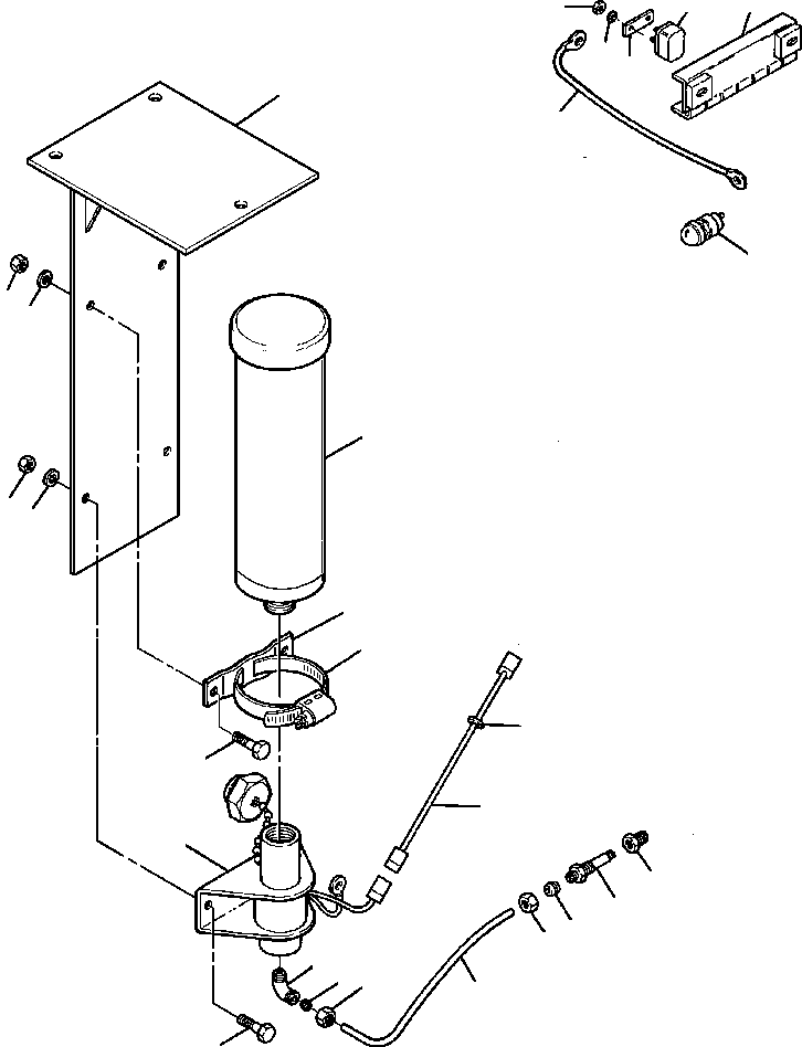 Graders DRESSTA / 850B S/N U202575-UP & 850C S/N U202727-UP(850BC) / FIG. B5190-01A0 EHTER INJECTION STARTING AID(B-026 : B5190-01A0)