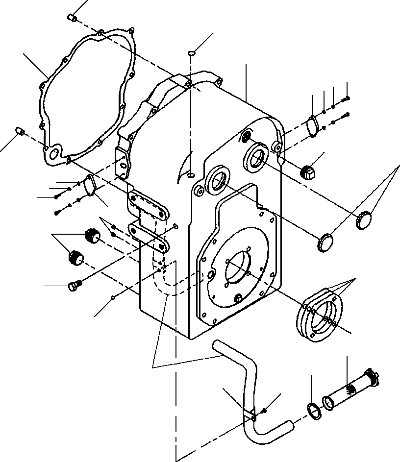 Graders DRESSTA / 850B S/N U202575-UP & 850C S/N U202727-UP(850BC) / FIG. F5330-01A1 MAIN CASE(F-030 : F5330-01A1)