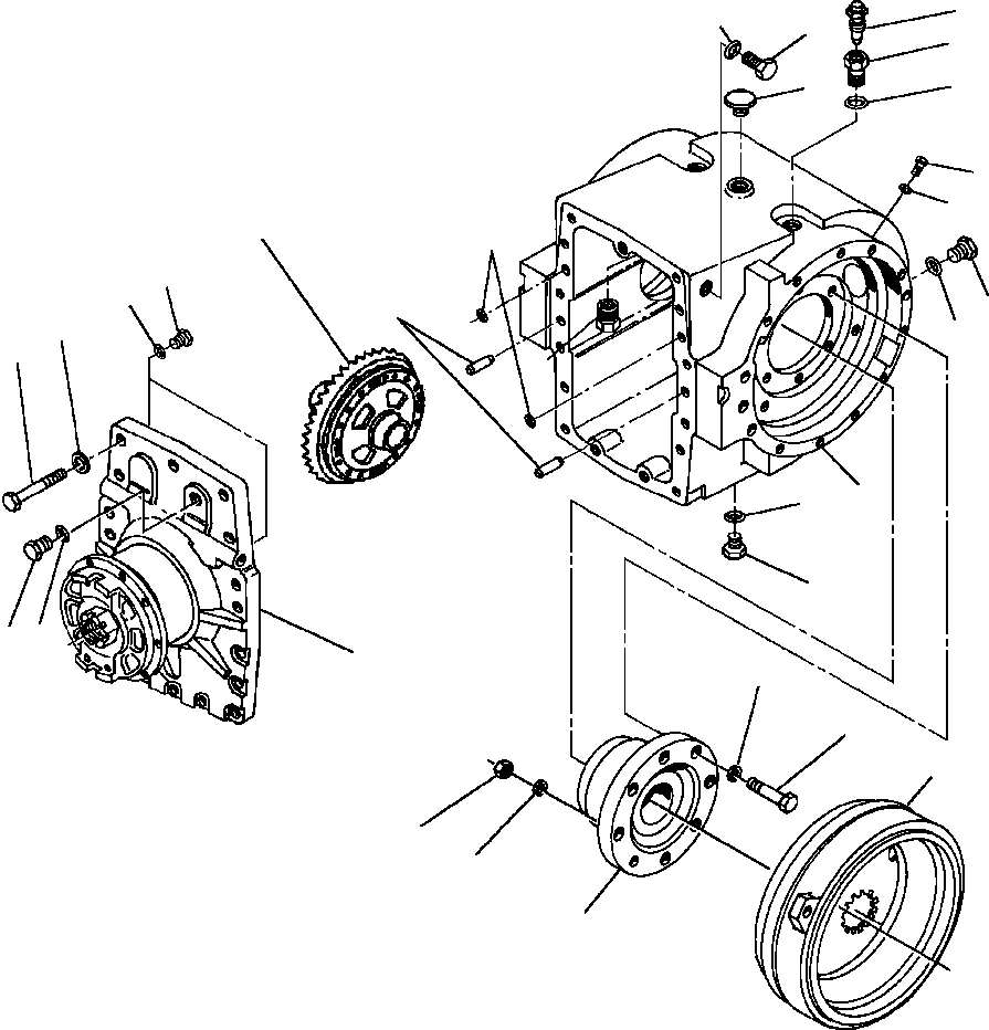 Graders DRESSTA / 850B S/N U202575-UP & 850C S/N U202727-UP(850BC) / FIG. F5550-01A8 DIFFERENTIAL CASE ASSEMBLY - LOCK/UNLOCK(F-054 : F5550-01A8)