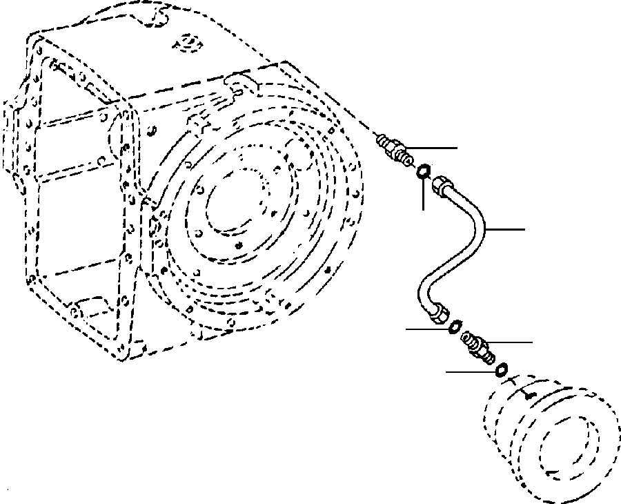 Graders DRESSTA / 850B S/N U202575-UP & 850C S/N U202727-UP(850BC) / FIG. F5550-01A15 LOCK/UNLOCK DIFFERENTIAL CASE OIL LINES(F-068 : F5550-01A15)