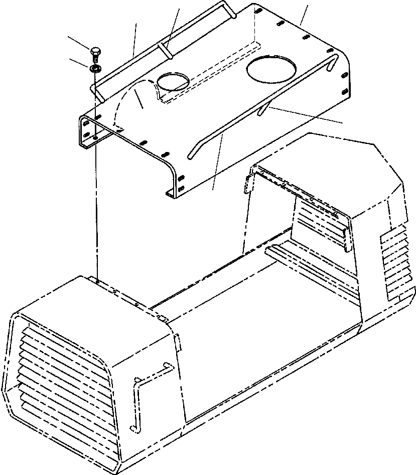 Graders DRESSTA / 850B S/N U202575-UP & 850C S/N U202727-UP(850BC) / FIG. M5110-01A1 HOOD TOP - S/N 210568 AND UP(M-006 : M5110-01A1)