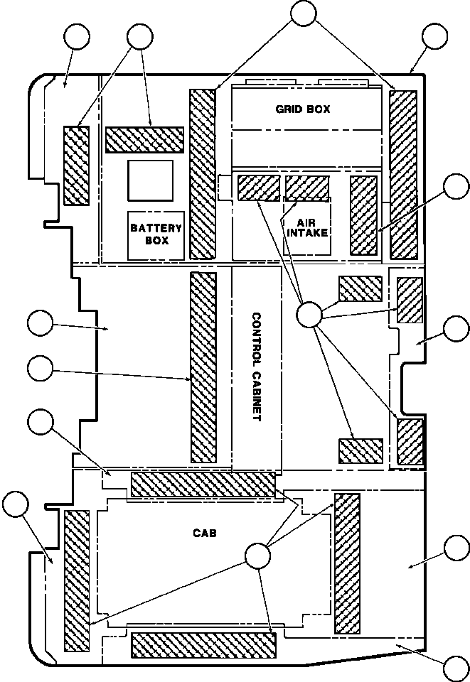 Dump Trucks Komatsu / AFE32-AA 830E S/N 31807  MT. THORLEY(AFE32-AA) / DECK SECTIONS & SAFETY WALK(018 : 40076)
