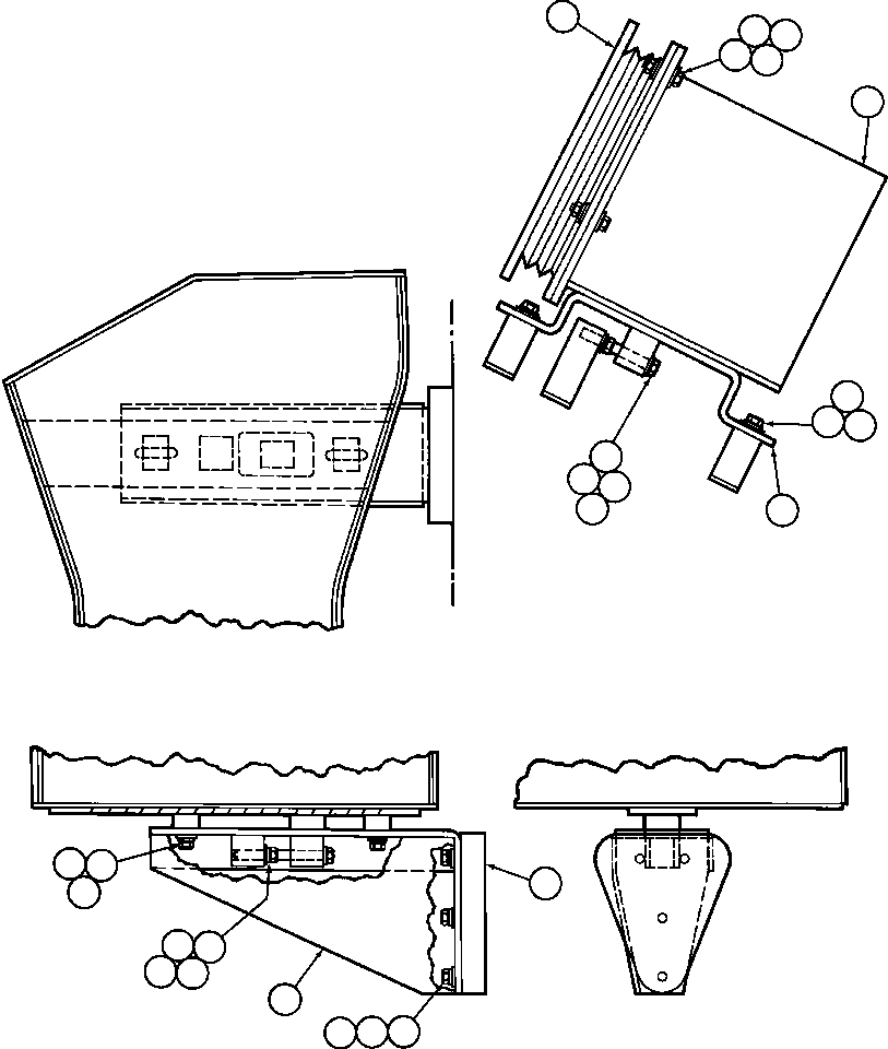 Dump Trucks Komatsu / AFE32-AA 830E S/N 31807  MT. THORLEY(AFE32-AA) / HEATED BODY EXHAUST - 2(052 : 40310)