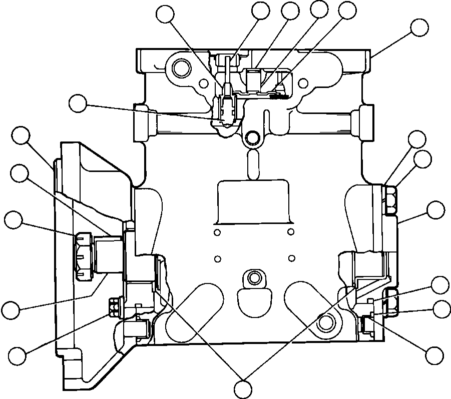 Dump Trucks Komatsu / AFE32-AA 830E S/N 31807  MT. THORLEY(AFE32-AA) / CRANKCASE & SHAFT (VE1265)(300 : 13824)