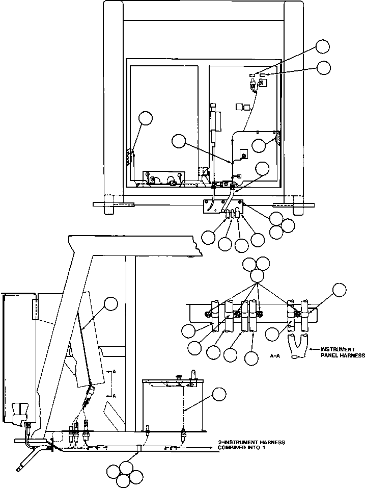 Dump Trucks Komatsu / AFE32-AA 830E S/N 31807  MT. THORLEY(AFE32-AA) / BRAKE CABINET/CAB WIRING(334 : 40260)