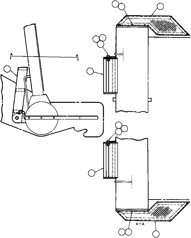 Dump Trucks Komatsu / AFE32-AC 830E                 FORDING SYNCRUDE(AFE32-AC) / ACCESS LADDER & STEP INSTL(018 : 40077)