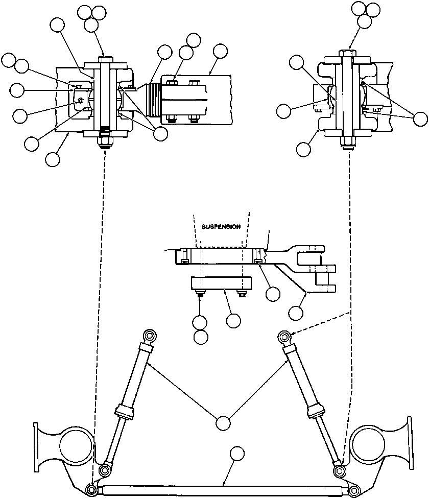 Dump Trucks Komatsu / AFE32-AC 830E                 FORDING SYNCRUDE(AFE32-AC) / STEERING ARMS & LINKAGE(098 : 40082)