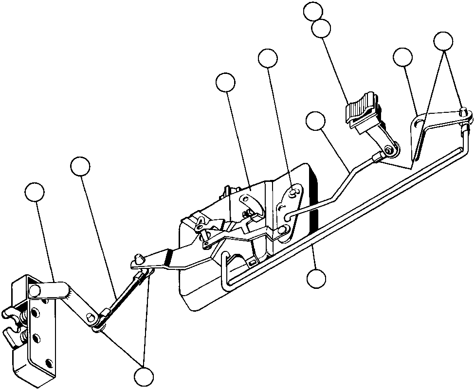 Dump Trucks Komatsu / AFE32-AC 830E                 FORDING SYNCRUDE(AFE32-AC) / DOOR LINKAGE - R.H.(140 : 40267)