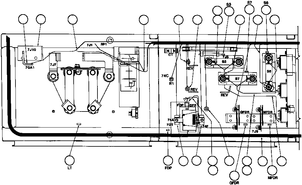 Dump Trucks Komatsu / AFE32-AC 830E                 FORDING SYNCRUDE(AFE32-AC) / CONTROL CABINET WIRING - 6(216 : 40327)
