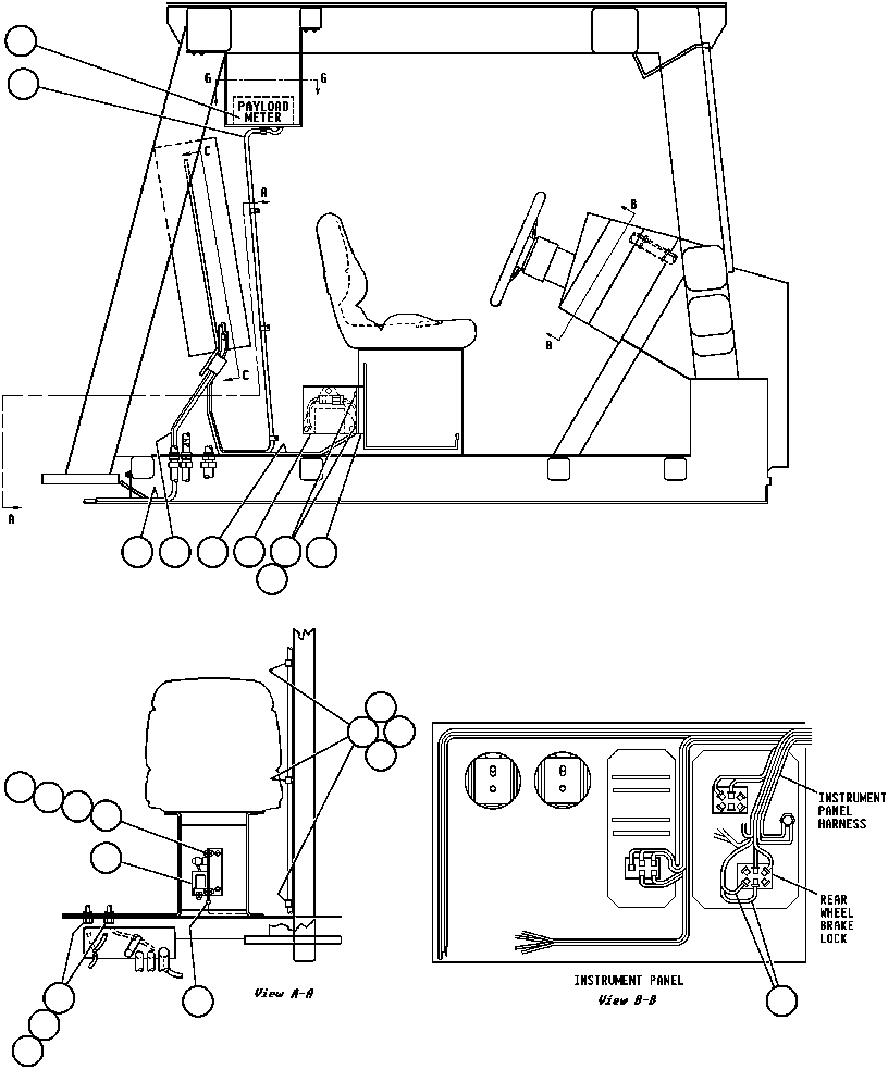 Dump Trucks Komatsu / AFE32-AC 830E                 FORDING SYNCRUDE(AFE32-AC) / PAYLOAD METER/ON-BOARD WEIGHING SYSTEM - 1(412 : 40306)