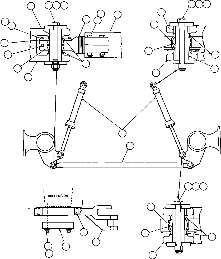 Dump Trucks Komatsu / AFE32-AV 830E S/N 31975 & 31976     DISPUTADA(AFE32-AV) / STEERING ARMS & LINKAGE(096 : 40412)