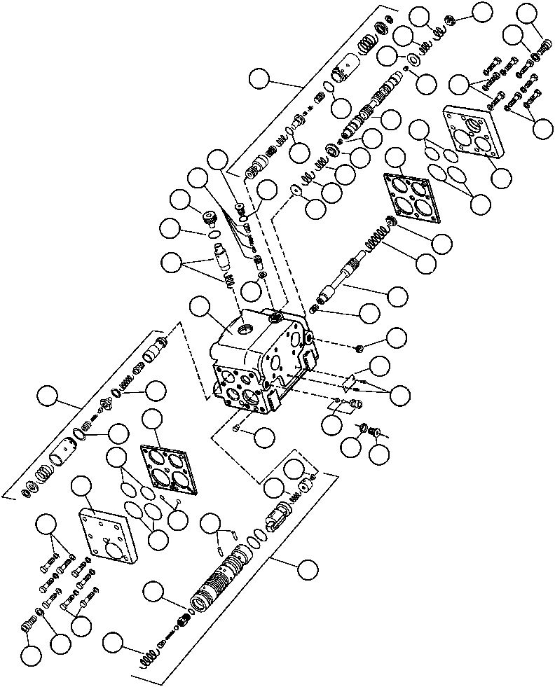 Komatsu parts book diagram for AFE32-BA 830E                 ARCH MINERAL: FLOW AMPLIFIER (PB6908)