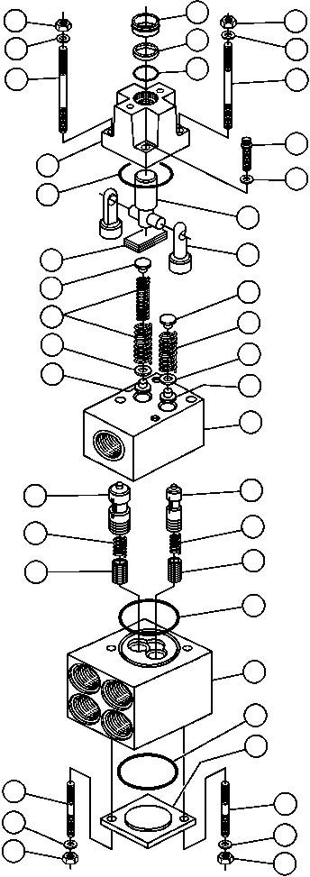 Komatsu parts book diagram for AFE32-BA 830E                 ARCH MINERAL: DUAL CONTROLLER ASSM (VE7405)