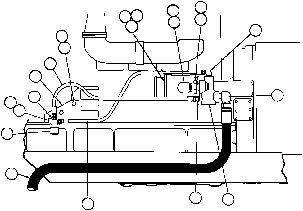 Dump Trucks Komatsu / AFE32-BA 830E                 ARCH MINERAL(AFE32-BA) / AIR STARTER PIPING(302 : 40346)