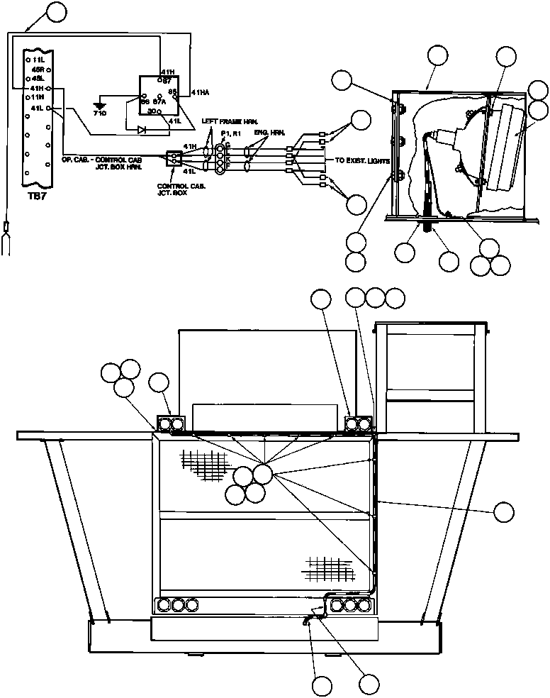 Dump Trucks Komatsu / AFE32-BA 830E                 ARCH MINERAL(AFE32-BA) / HI-MOUNTED HEAD LIGHTS (BD1335)(416 : 40265)