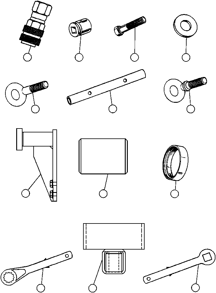 Komatsu parts book diagram for AFE32-BA 830E                 ARCH MINERAL: TOOL GROUP - DOMESTIC (EB6677)