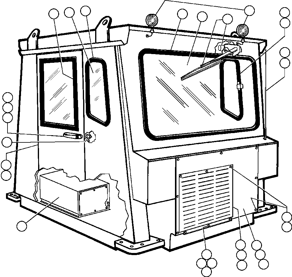 Dump Trucks Komatsu / AFE32-BE 830E S/N 32019 & 32123-32129 SUNCOR(AFE32-BE) / CAB ASSEMBLY(136 : 40625)