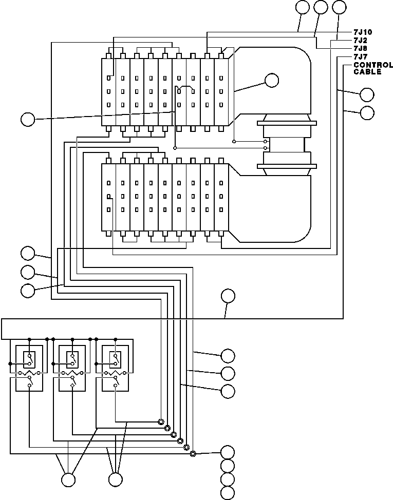 Dump Trucks Komatsu / AFE32-BE 830E S/N 32019 & 32123-32129 SUNCOR(AFE32-BE) / ELECTRIC POWER COMPONENTS WIRING - 2(188 : 40651)