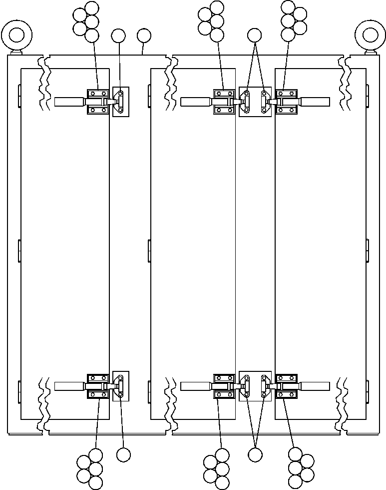 Dump Trucks Komatsu / AFE32-BE 830E S/N 32019 & 32123-32129 SUNCOR(AFE32-BE) / CONTROL CABINET ASSEMBLY - 2(202 : 40564)