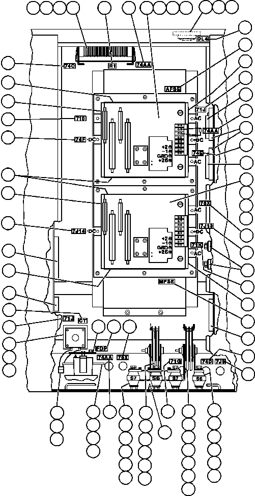 Dump Trucks Komatsu / AFE32-BE 830E S/N 32019 & 32123-32129 SUNCOR(AFE32-BE) / CONTROL CABINET ASSEMBLY - 2(224 : 41285)