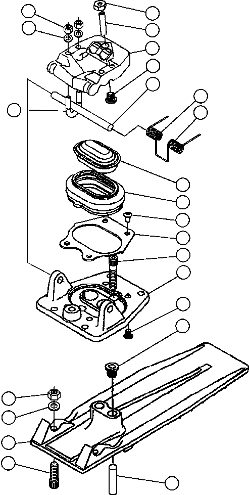 Dump Trucks Komatsu / AFE32-BE 830E S/N 32019 & 32123-32129 SUNCOR(AFE32-BE) / BRAKE VALVE SUB-ASSEMBLY - 1 (VE8527)(262 : 40541)