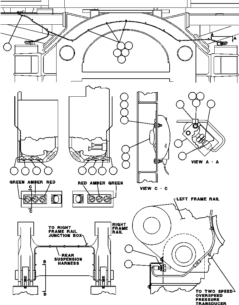 Dump Trucks Komatsu / AFE32-BE 830E S/N 32019 & 32123-32129 SUNCOR(AFE32-BE) / PAYLOAD METER/ON BOARD WEIGHING SYSTEM(382 : 40419)
