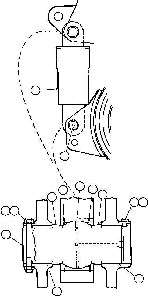 Dump Trucks Komatsu / AFE32-BF 830E S/N 32096 - 32102 & 32135 - 32139     ESCONDIDA(AFE32-BF) / REAR SUSPENSION & MOUNTING(094 : 14479)