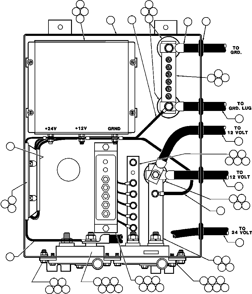 Dump Trucks Komatsu / AFE32-BF 830E S/N 32096 - 32102 & 32135 - 32139     ESCONDIDA(AFE32-BF) / BATTERY EQUALIZER BOX ASSM (EC6396)(352 : 40509)