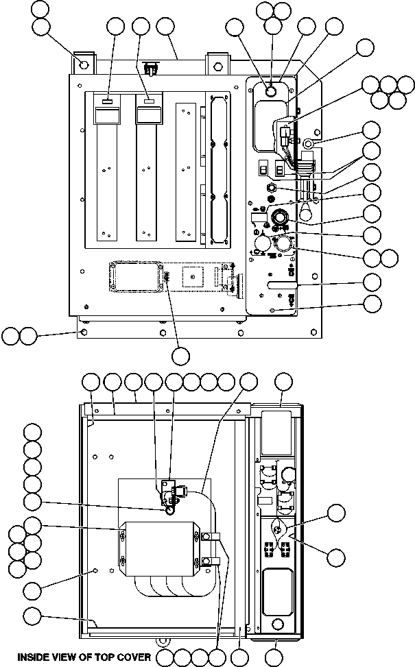 Dump Trucks Komatsu / AFE32-BF 830E S/N 32096 - 32102 & 32135 - 32139     ESCONDIDA(AFE32-BF) / CAB INTERFACE COMPARTMENT(362 : 55149)