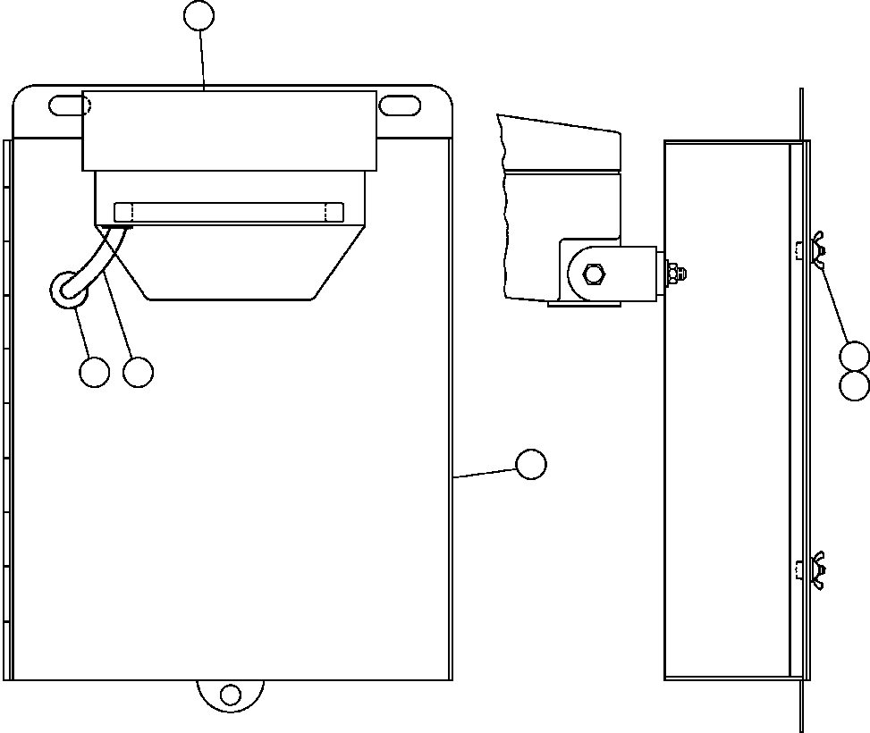 Dump Trucks Komatsu / AFE32-BF 830E S/N 32096 - 32102 & 32135 - 32139     ESCONDIDA(AFE32-BF) / SERVICE LIGHT BOX ASSM(400 : 40635)