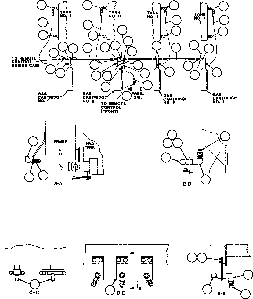Dump Trucks Komatsu / AFE32-BF 830E S/N 32096 - 32102 & 32135 - 32139     ESCONDIDA(AFE32-BF) / FIRE CONTROL SYSTEM - 3(458 : 40357)