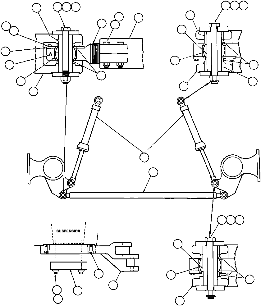 Dump Trucks Komatsu / AFE32-BQ 830E S/N 32229              SUNCOR(AFE32-BQ) / STEERING ARMS & LINKAGE(102 : 40412)