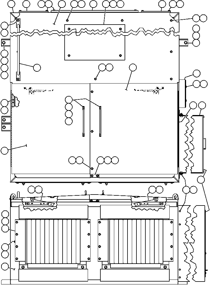 Dump Trucks Komatsu / AFE32-BQ 830E S/N 32229              SUNCOR(AFE32-BQ) / BLOWN GRID - 3 STEP, 18 ELEMENT(194 : 40653)