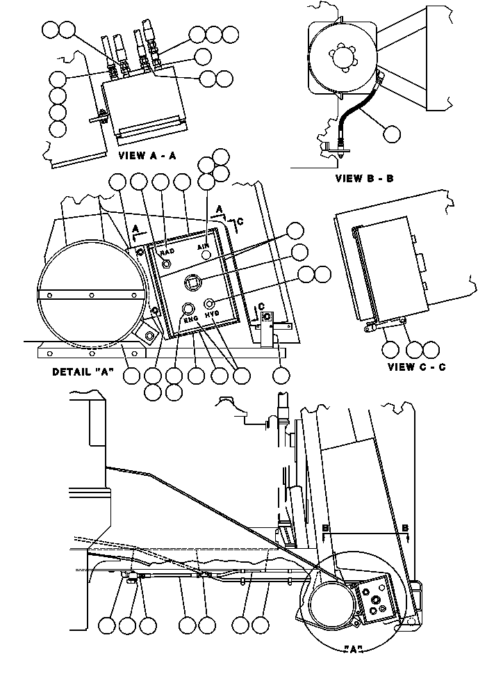 Dump Trucks Komatsu / AFE32-BQ 830E S/N 32229              SUNCOR(AFE32-BQ) / SERVICE CENTER R.H. - 2(430 : 40762)