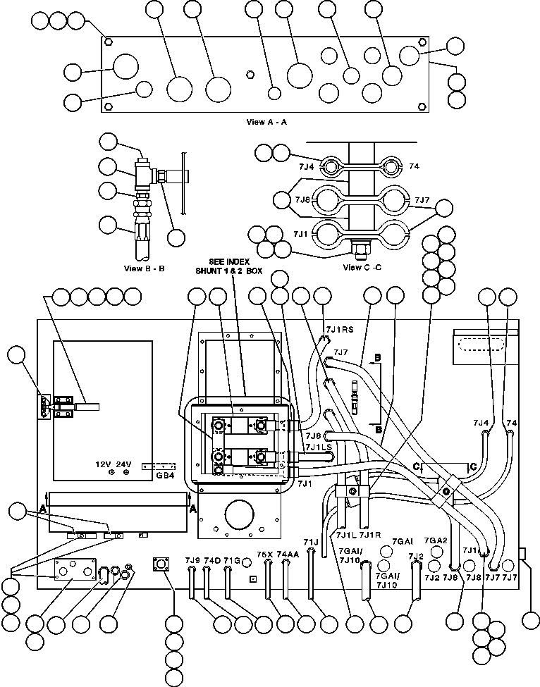 Dump Trucks Komatsu / AFE32-BW 830E S/N 32269              CYPRUS STARFIRE(AFE32-BW) / CONTROL CABINET WIRING - REAR(208 : 41292)