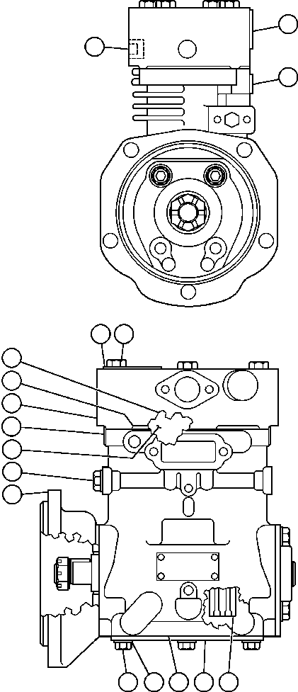 Dump Trucks Komatsu / AFE32-BW 830E S/N 32269              CYPRUS STARFIRE(AFE32-BW) / AIR COMPRESSOR ASSM (VE1055)(308 : 13823)
