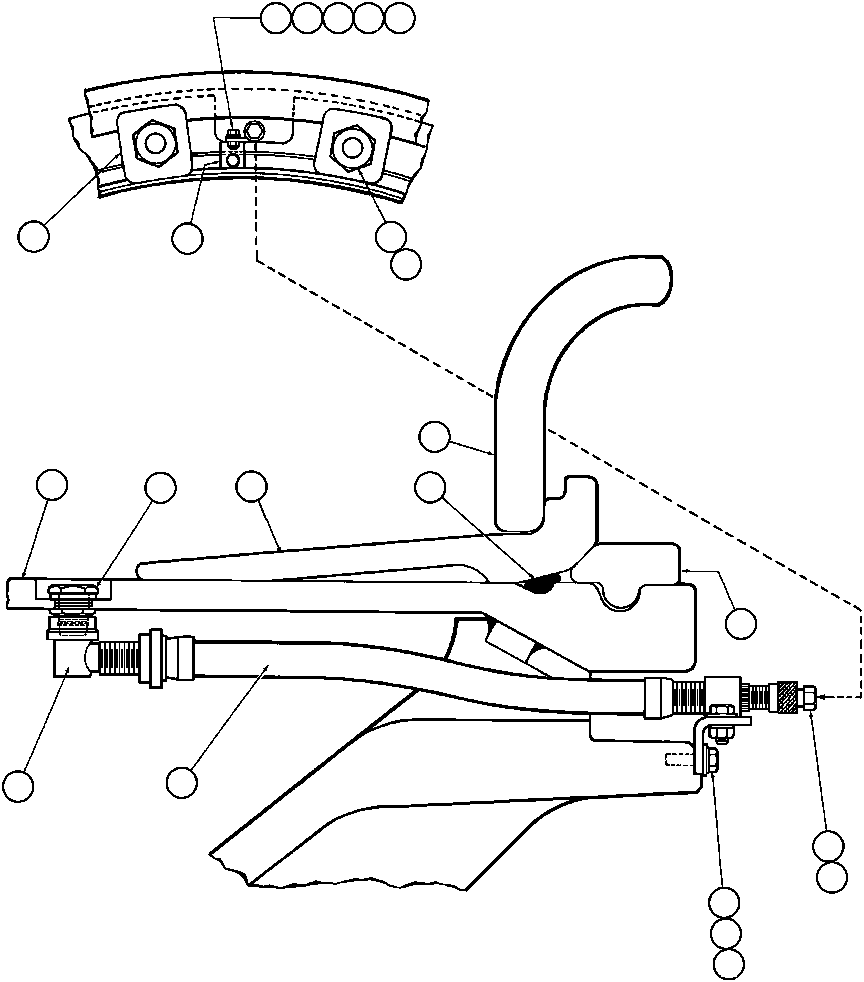 Dump Trucks Komatsu / AFE32-CD 830E                  ELKVIEW(AFE32-CD) / FRONT WHEEL & MOUNTING(068 : 14463)