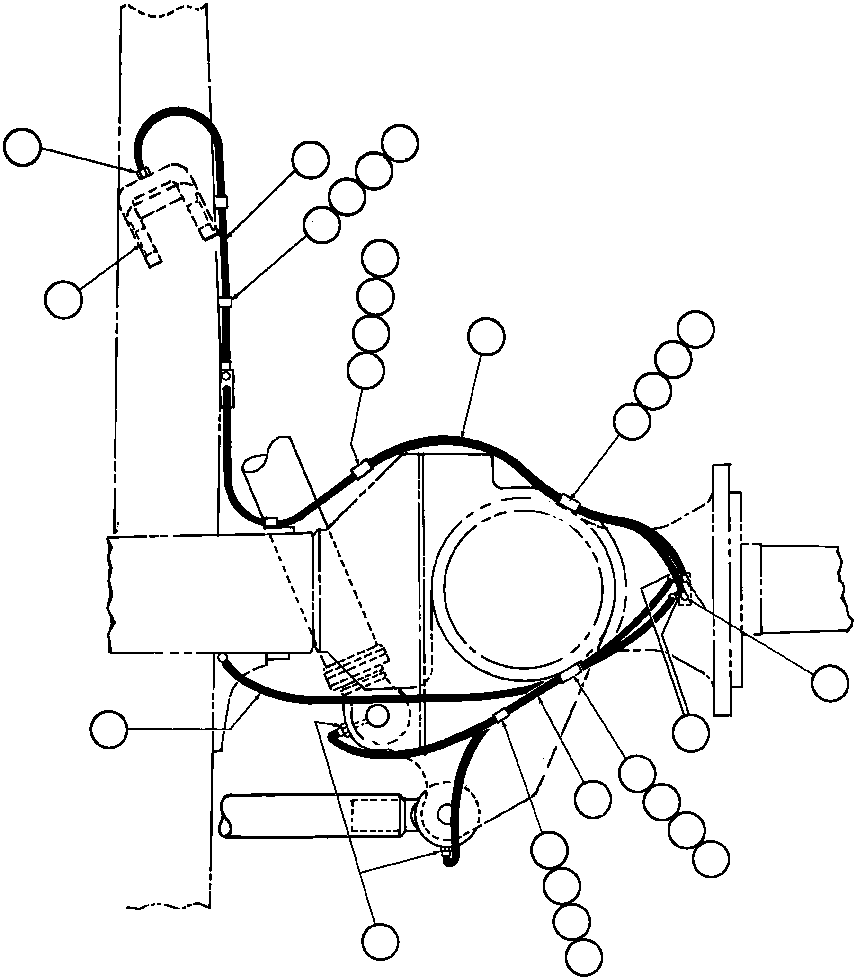 Dump Trucks Komatsu / AFE32-CD 830E                  ELKVIEW(AFE32-CD) / FRONT LUBRICATION GROUP(074 : 40511)