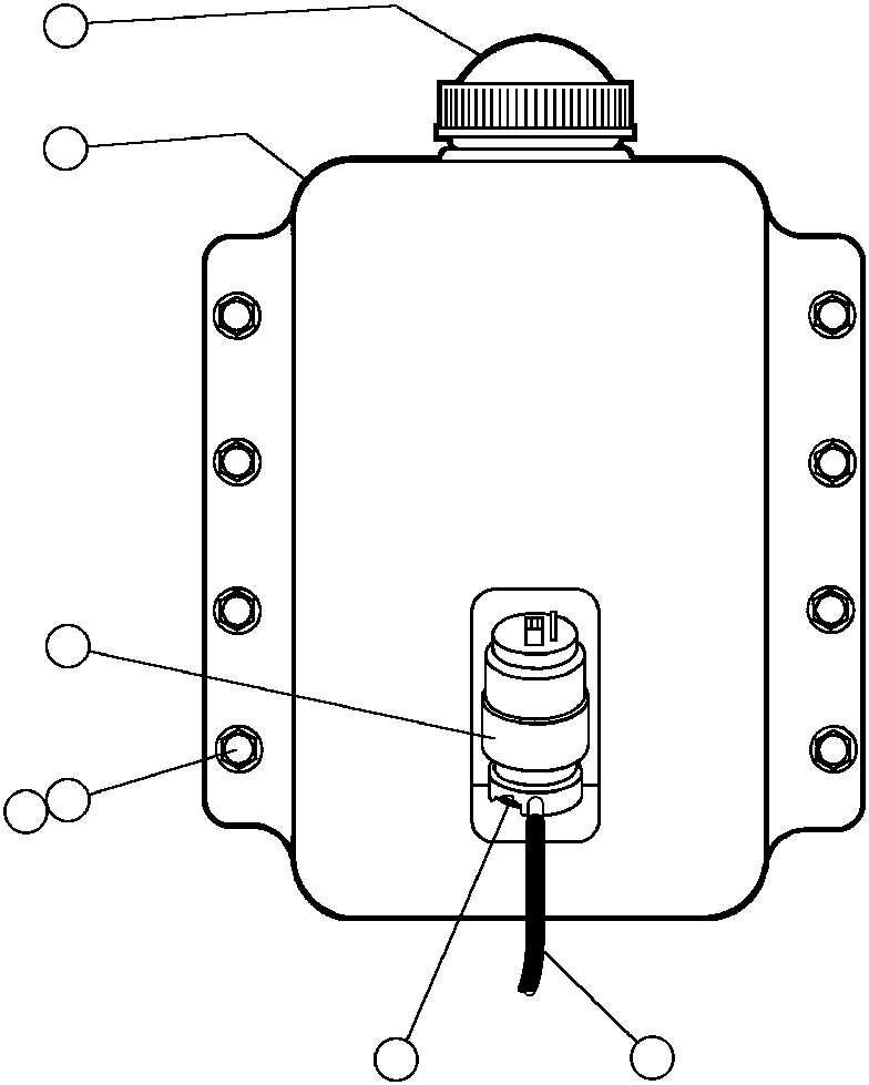 Dump Trucks Komatsu / AFE32-CD 830E                  ELKVIEW(AFE32-CD) / WINDSHIELD WASHER INSTL(184 : 40354)