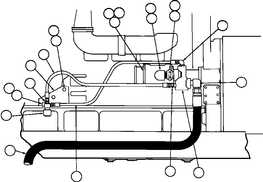 Dump Trucks Komatsu / AFE32-CE 830E S/N 32326-32328   WESTERN COLLERIES(AFE32-CE) / AIR STARTER PIPING(312 : 40346)