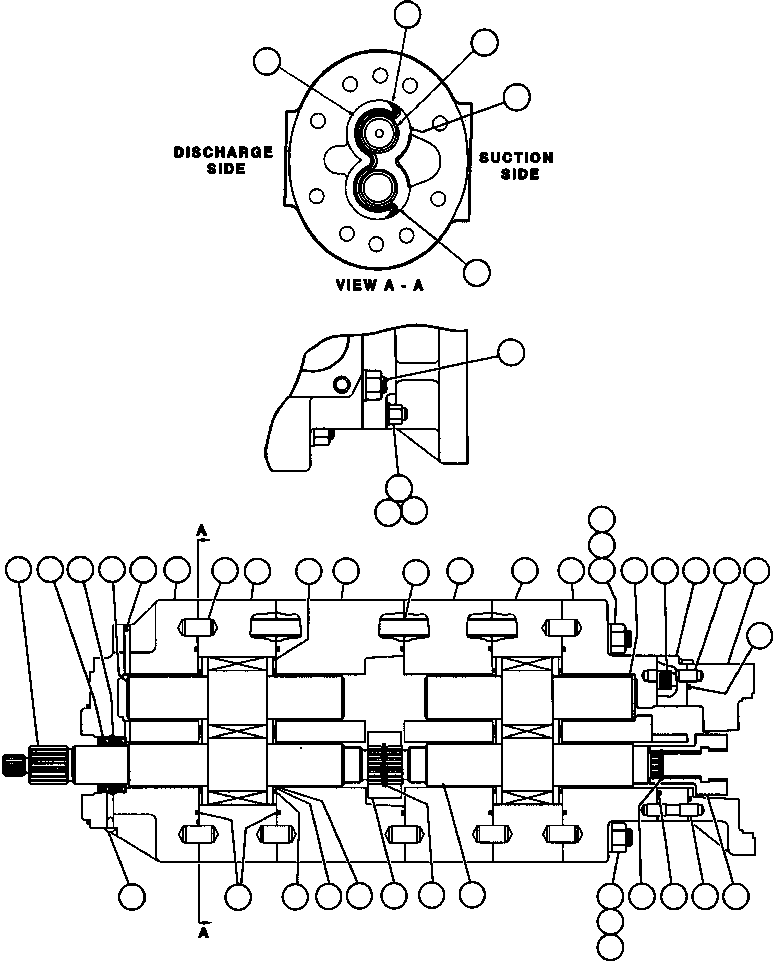 Dump Trucks Komatsu / AFE32-CE 830E S/N 32326-32328   WESTERN COLLERIES(AFE32-CE) / HOIST PUMP ASSM (PB8761)(412 : 40771)
