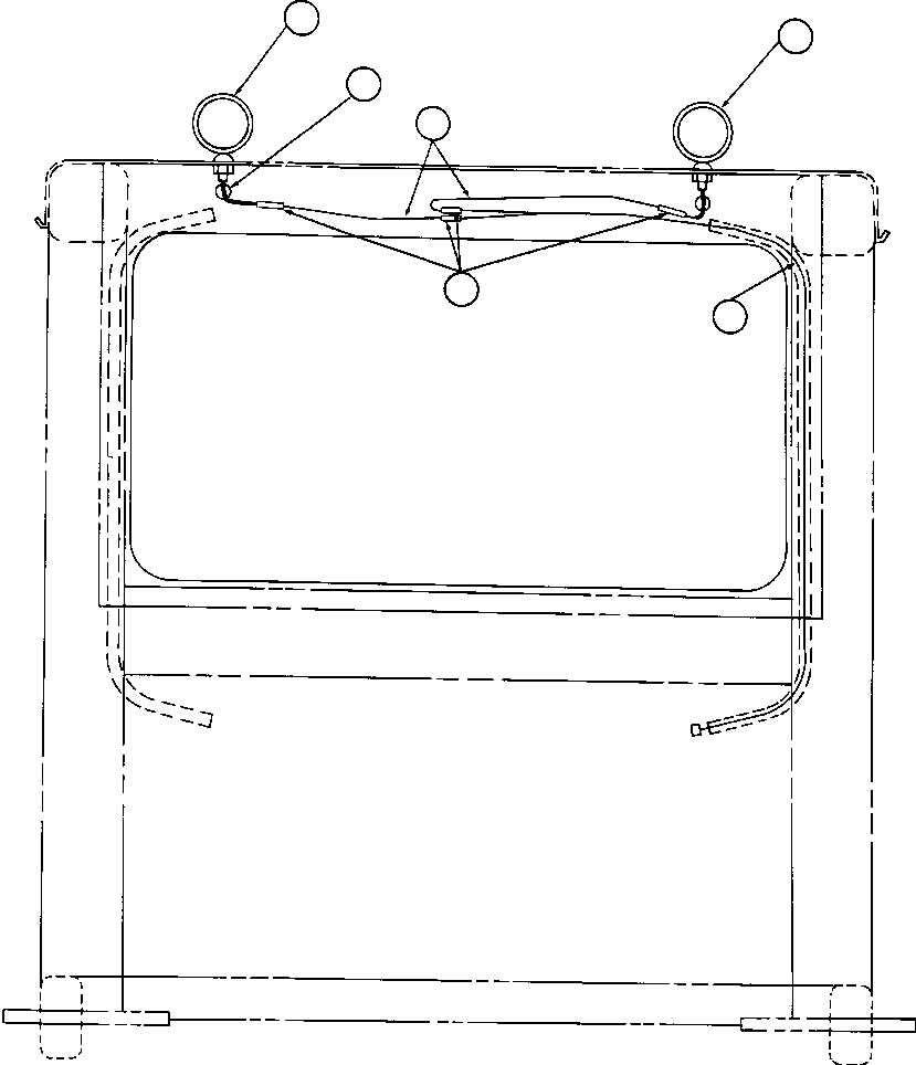 Dump Trucks Komatsu / AFE32-CE 830E S/N 32326-32328   WESTERN COLLERIES(AFE32-CE) / STOP & RETARDER LIGHTS (BD0214)(432 : 40058)