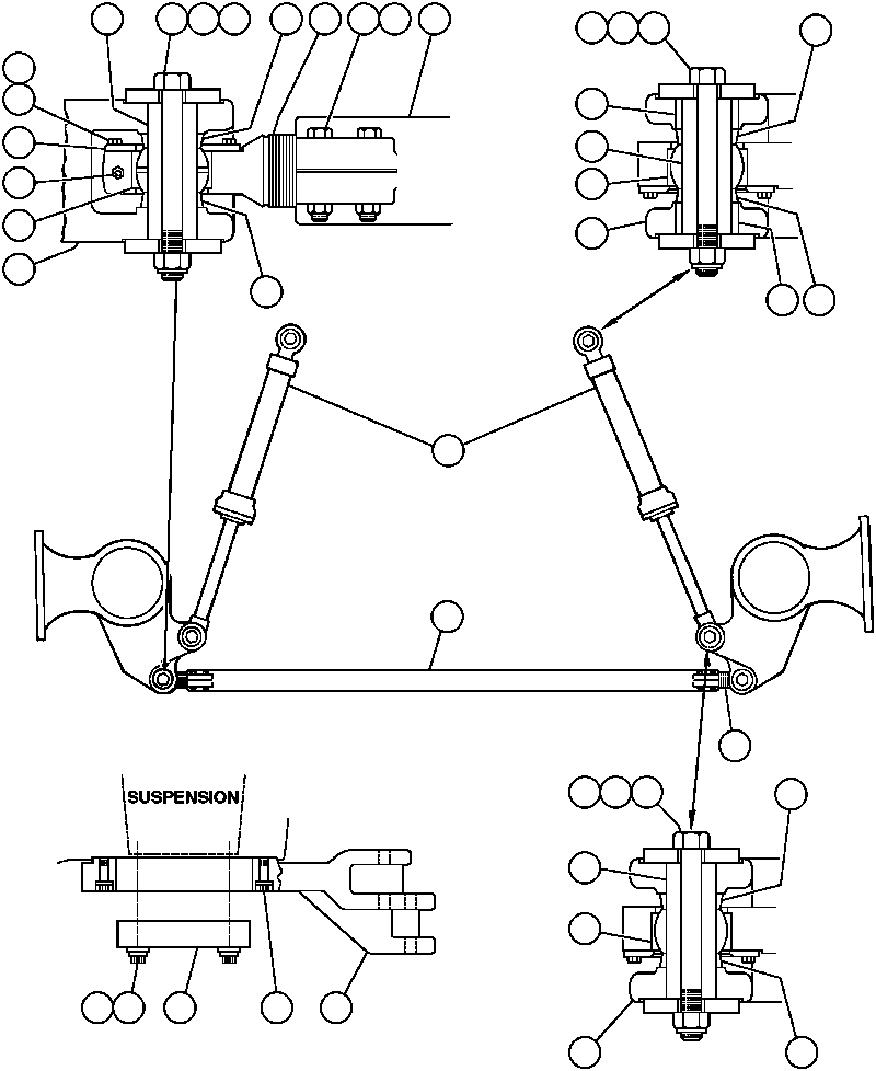 Dump Trucks Komatsu / AFE32-DG 830E                GREENHILLS(AFE32-DG) / STEERING ARMS & LINKAGE(104 : 40934)